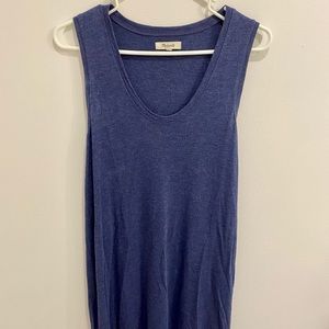 Madewell Knee-Length Navy Dress